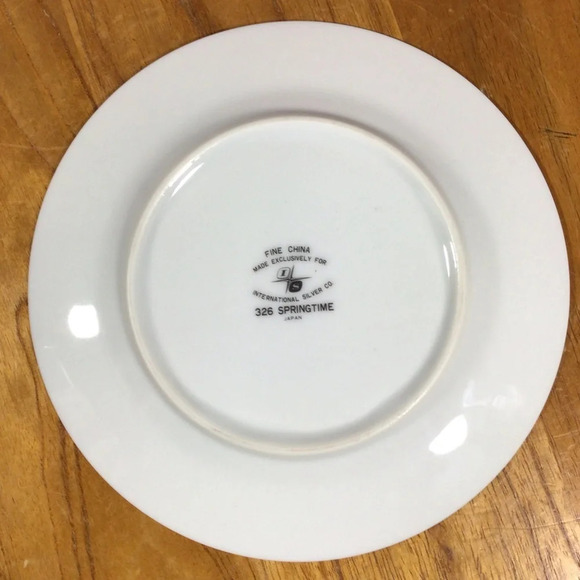 International Silver Company 326 Springtime Bread & Butter Plates - Set of 6 - Picture 4 of 4